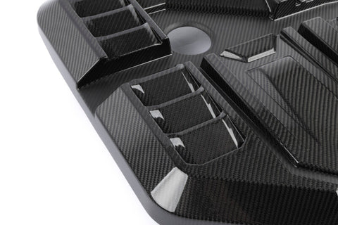 Dinan 21-27 BMW M2/M3/M4 (G80/G82/G87) Gloss Carbon Fiber Engine Cover w/Matte Accents - D590-0005
