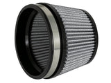 aFe MagnumFLOW Dry S Air Filter 5in. F x 5-3/4in. B x 4-1/2in. T (INV) x 3-1/2in. H - 21-91130