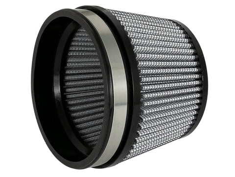 aFe MagnumFLOW Dry S Air Filter 5in. F x 5-3/4in. B x 4-1/2in. T (INV) x 3-1/2in. H - 21-91130