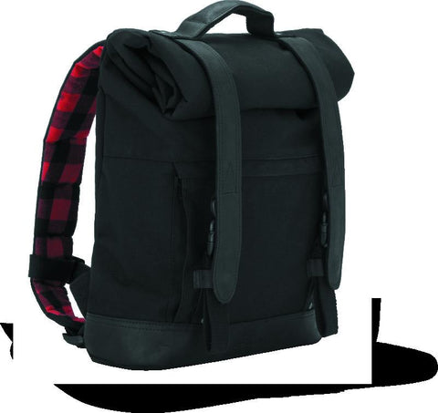 Burly Brand Voyager Back Pack - Black - B15-1020B