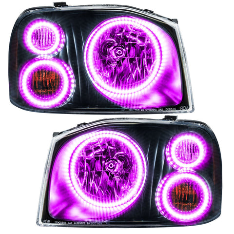 Oracle 01-04 Nissan Frontier SMD HL - Triple Halo - ColorSHIFT w/o Controller - 8905-334