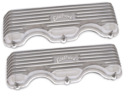 Edelbrock Valve Cover Classic Series Chevrolet W 348/409 CI V8 Polshed - 4140