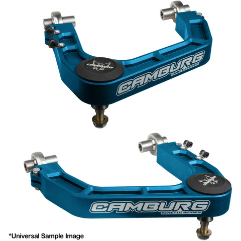 Camburg 21-24 Ford F-150 (Ex. Raptor) KINETIK Series Billet Upper Control Arms - Blue - CAM-110211-BLU
