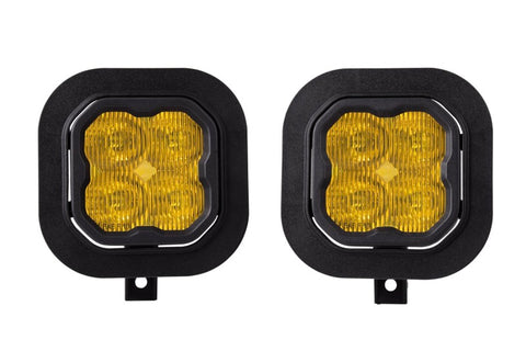 Diode Dynamics SS3 Sport Type SD Kit ABL - Yellow SAE Fog - DD7093