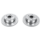 Power Stop 07-18 BMW X5 Rear Evolution Drilled & Slotted Rotors - Pair - EBR1031XPR