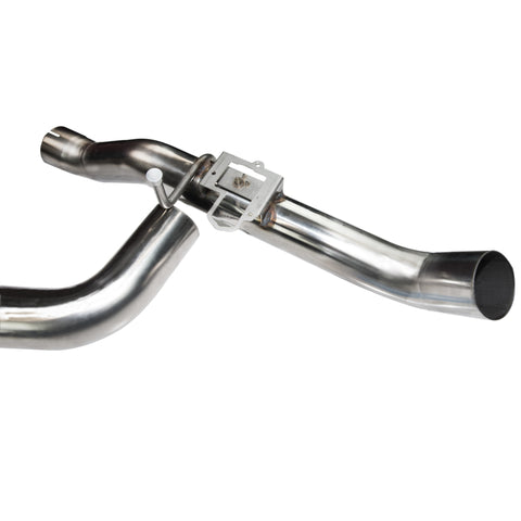 Kooks 2015+ Dodge Charger Hellcat 3in OEM Style Cat-Back Exhaust System 4in Black Slash Cut Tips - 31534210