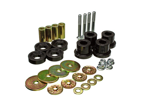 Energy Suspension 07-20 Chevrolet Suburban/Tahoe 1500 4WD Front Diff Bushing Set - Black - 3.1173G