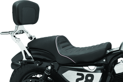 Kuryakyn Fixed Mounts Multi-Purpose Driver & Passenger Backrest 04-22 XL Models Chrome - 7097