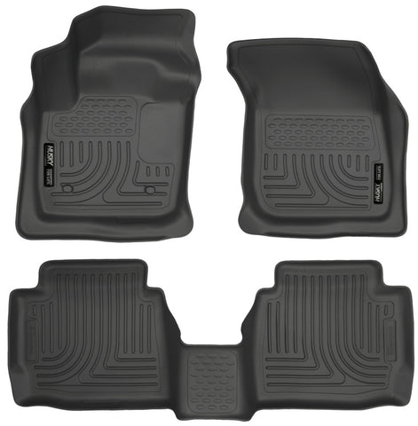 Husky Liners 13-16 Ford Fusion WeatherBeater Combo Black Floor Liners - 99751