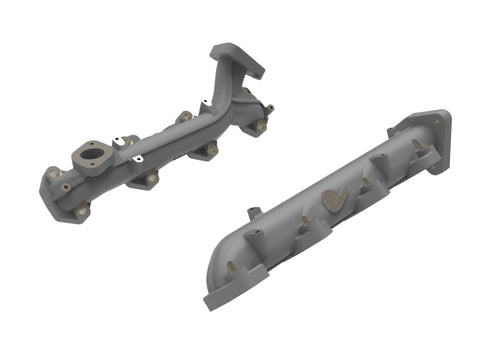 aFe BladeRunner Ported Ductile Iron Exhaust Manifold Ford Diesel Trucks 15-19 V8-6.7L (td) - 46-40184