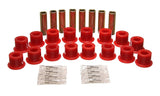 Energy Suspension 94-06 Hummer H1 Red Front & Rear End Control Arm Bushing Set - 3.3189R