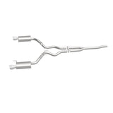 MagnaFlow Cat Back, SS, 2.5in, Street, Dual Split Polished 4.5in Tips 2015 Ford Mustang Ecoboost - 19097