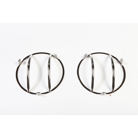 Rugged Ridge 97-06 Jeep Wrangler TJ Stainless Steel Headlight Euro Guard Kit - 11142.01