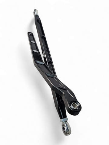 Elektric Offroad 2022+ Polaris Rzr Pro R Turbo R Billet High Clearance Radius Rods Anodized Blk - RRL610025