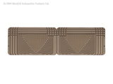 WeatherTech 96 GMC Rally Van Rear Rubber Mats - Tan - W25TN
