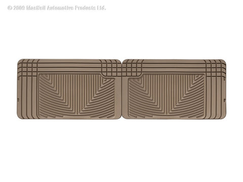 WeatherTech 96 GMC Rally Van Rear Rubber Mats - Tan - W25TN