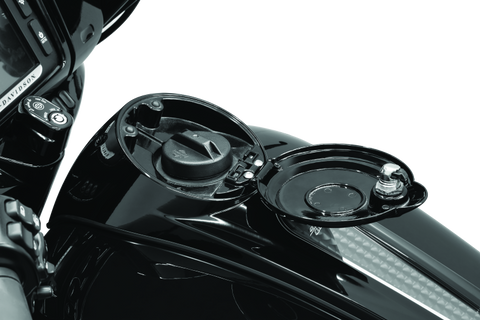 Kuryakyn Easy Fill Fuel Door Black - 6999