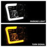 Spyder 09-16 Dodge Ram 1500 Ver 2 Proj Headlight - Light Bar Turn Signal - Chro - PRO-YD-DR09V2-SB-C - 5086259