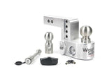 Weigh Safe 4in Drop Hitch w/Built-in Scale & 2in Shank (10K/12.5K GTWR) w/WS05 - Aluminum - WS4-2-KA
