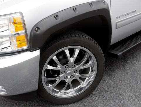 Lund 99-07 Chevy Silverado 1500 RX-Rivet Style Textured Elite Series Fender Flares - Black (4 Pc.) - RX103T