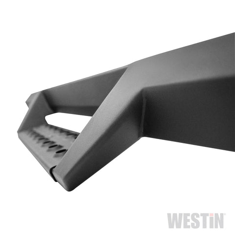 Westin/HDX 16-18 Nissan Titan XD Crew / 17-18 Titan Crew Cab Drop Nerf Step Bars - Textured Black - 56-14025