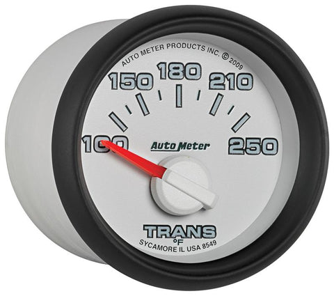 Autometer Factory Match 52mm Short Sweep Electronic 100-250 Deg F Transmission Temperature Gauge - 8549