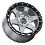 Weld Off-Road Ridge 20x9 - 8x170 BP - ET0 - 125.1mm CB - Satin Gunmetal Wheel (Black Ring) - W15109017500