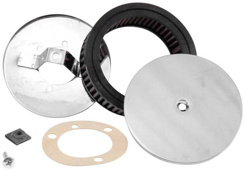 K&N 4in ID / 5.5in OD / 2in H Custom Assembly Filter designed to fit Harley-Davidson Motorcycle - RK-3201