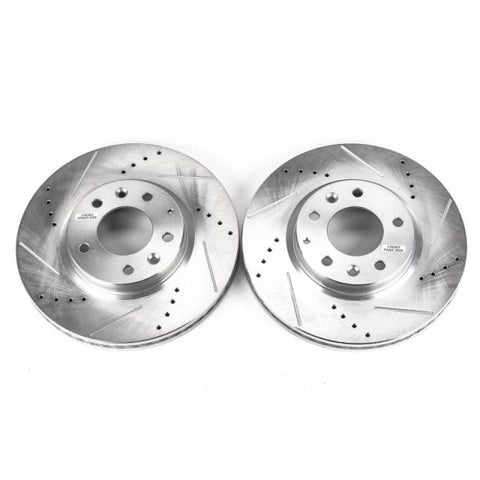 Power Stop 07-12 Mazda CX-7 Front Evolution Drilled & Slotted Rotors - Pair - JBR1314XPR