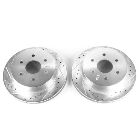 Power Stop 03-05 Chevrolet Express 2500 Rear Evolution Drilled & Slotted Rotors - Pair - AR8652XPR