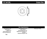 StopTech 07-08 Toyota FJ Cruiser / 05-08 Tacoma (6 lug) / 03-08 4 Runner (319mm disc) SportStop Slo - 127.44129L