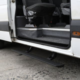 RealTruck 13-18 MB Sprinter 2500/3500 Van 3dr VoltStep Electric Running Board Kit - Bedliner Coat - 20410125T
