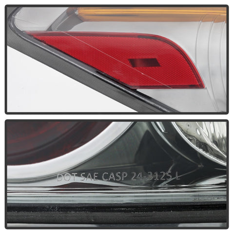 xTune Nissan Altima Sedan & Hybrid 07-12 Driver Side Tail Lights - OEM Left ALT-JH-NA07-4D-OE-L - 9032059