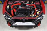 GrimmSpeed 2008-2014 Subaru STI Front Mount Intercooler Kit Raw Core / Red Pipe - 090227