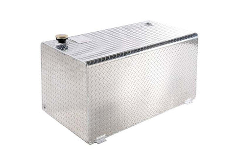 Dee Zee Universal Tanks - Auxiliary Short Rectangle Brite-Tread Aluminum - DZ91753X