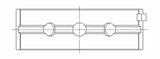 ACL Suzuki Race Main Bearing Set - 5M8443HX-STD