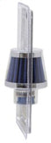 K&N 2in Base OD x .375in Flange ID x 1.75in H Rubber Base Crankcase Vent Filter - Blue - 62-1600BL