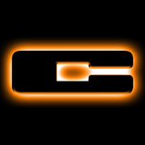 ORACLE Lighting Universal Illuminated LED Letter Badges - Matte Blk Surface Finish - C - 3141-C-005