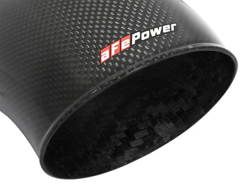 aFe Momentum GT Carbon Fiber Dynamic Air Scoop 15-18 Dodge Challenger V6-3.6L/V8-5.7L/6.4L HEMI - 54-72203-SF