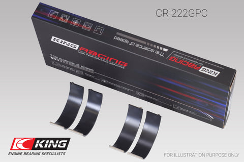 King BMW N55B30A Sputter Replacement (Size .026) Rod Bearing Set (2 Pair) - CR222GPC026