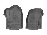 WeatherTech 14+ Chevrolet Silverado/GMC Sierra Crew and Double Cab Front FloorLiners - Black - 446071