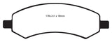 EBC 06-09 Chrysler Aspen 4.7 Greenstuff Front Brake Pads - DP61738