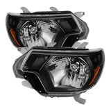 xTune Toyota Tacoma 2012-2015 OEM Style Headlights Black HD-JH-TTA12-AM-BK - 9031069