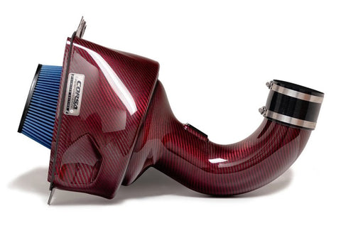 Corsa 14-19 Chevrolet Corvette C7 6.2L V8 Red Carbon Fiber Air Intake (Does Not Fit Z06/ZR1) - 44001-R