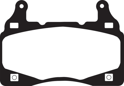 EBC 11-15 Chevrolet Camaro (5th Gen) 6.2 Yellowstuff Front Brake Pads - DP41895R
