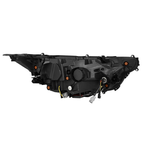 AlphaRex 19-23 Toyota RAV4 (High Trim) NOVA LED Projector Headlights Black - 880870