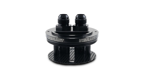 Vibrant 2-Port Catch Can Lid Assembly - 12786