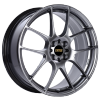 BBS RF 18x7.5 4x100 ET48 Diamond Black Wheel -70mm PFS/Clip Required - RF509DBK