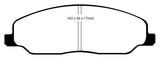 EBC 05-10 Ford Mustang 4.0 Bluestuff Front Brake Pads - DP51740NDX