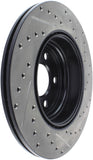 StopTech 12-16 BMW 335i Slotted & Drilled Rear Right Rotor - 127.34141R